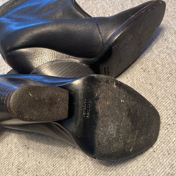 Theyskens theory black leather boots - Picture 5 of 7